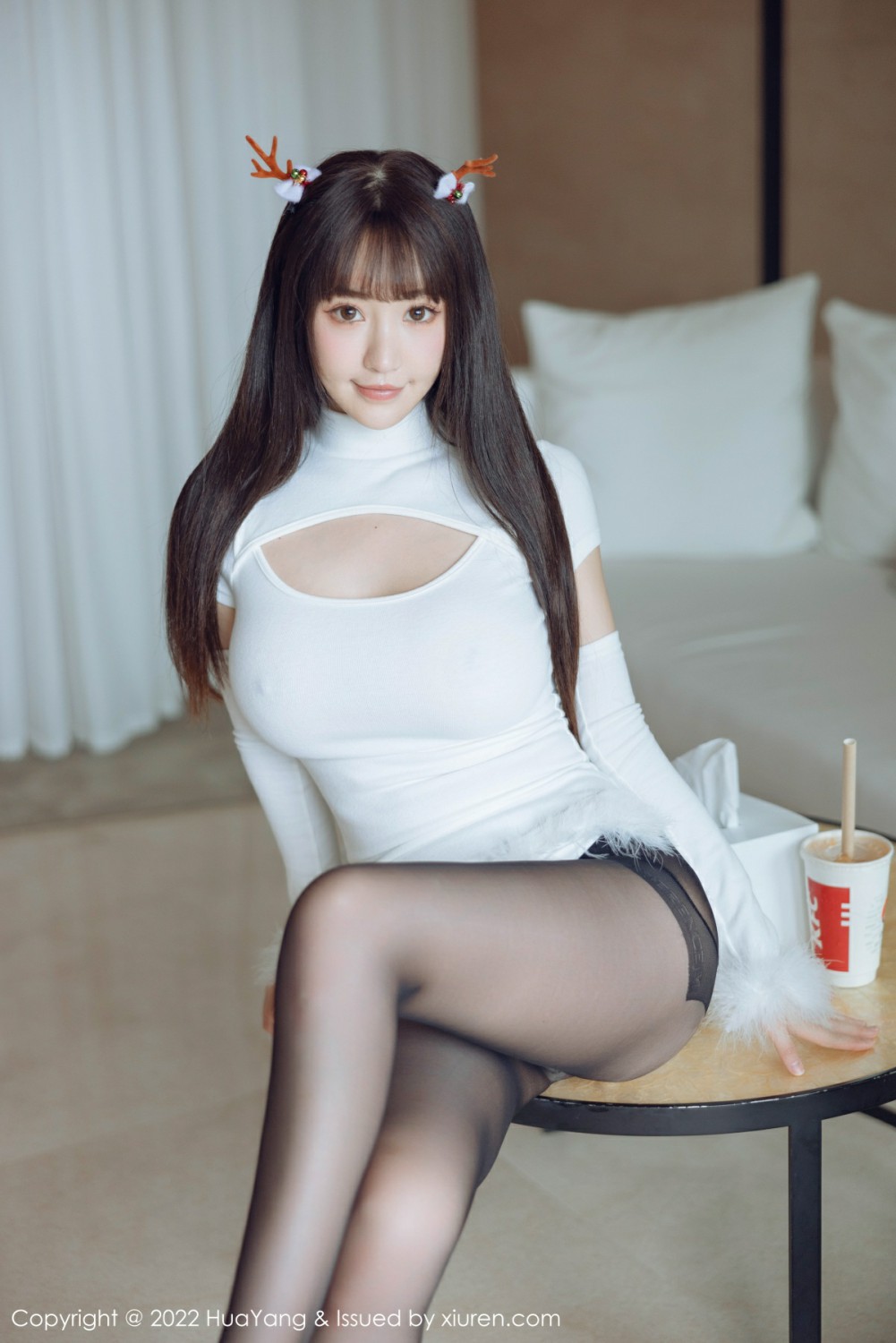 [HuaYang花漾写真] 2022.01.12 VOL.480 朱可儿Flora 诱人黑丝